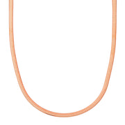 Roségoldene Schlangenkette aus Edelstahl roségold