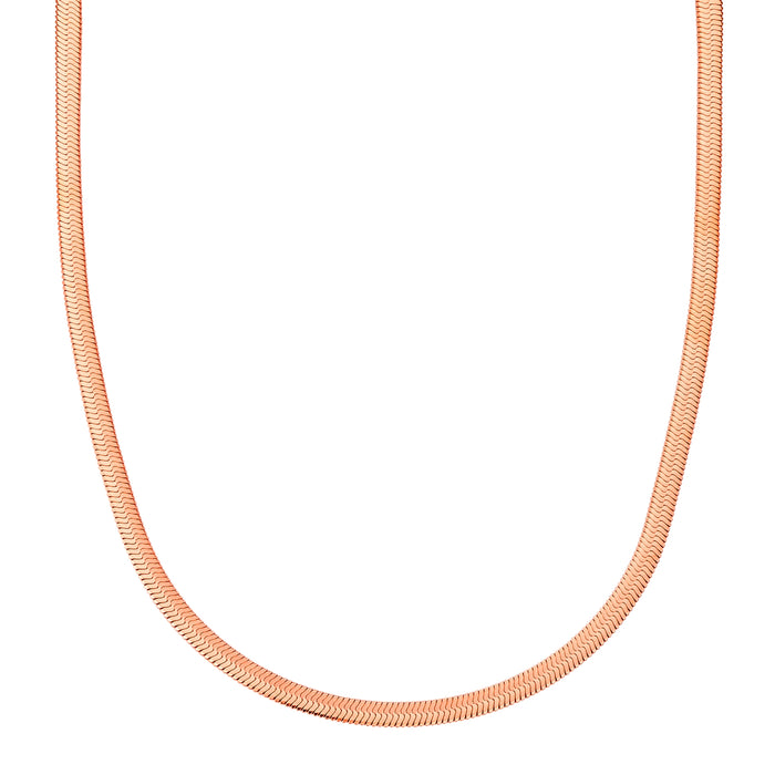 Roségoldene Schlangenkette