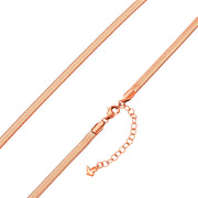 Roségoldene Schlangenkette – Ansicht 4