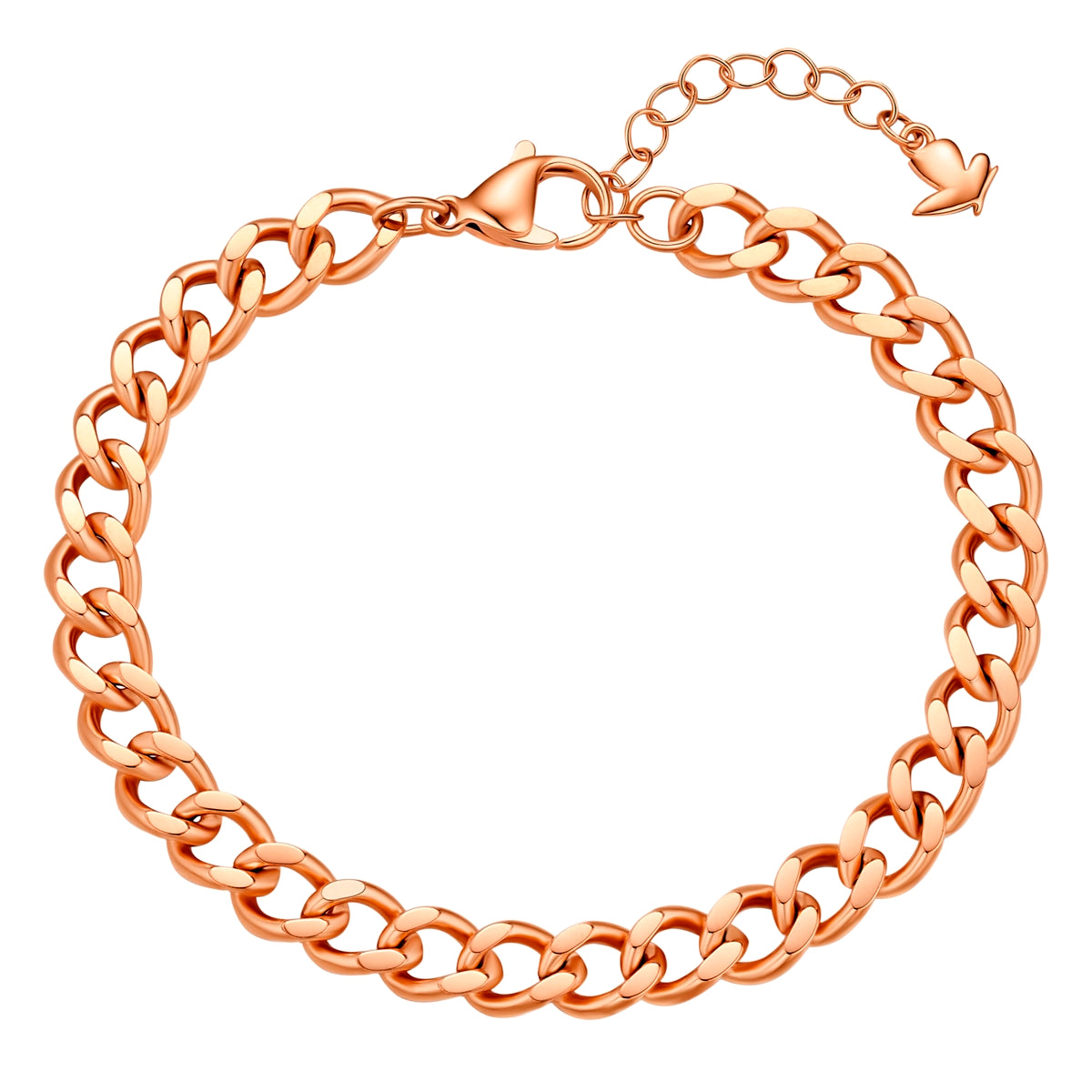 Panzerarmband roségold