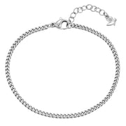 Silbernes Panzerarmband