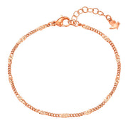Panzerarmband roségold