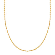 Kordel-Kette gold