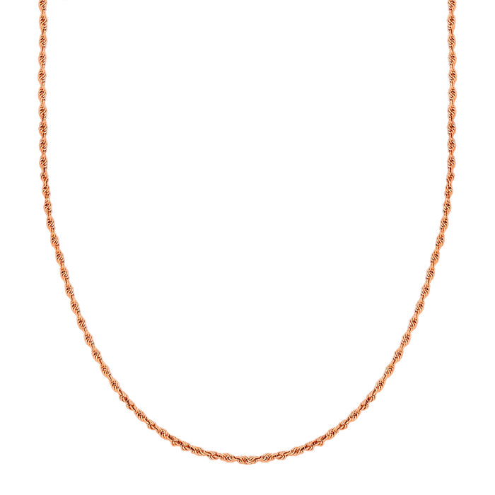 Kordel-Kette roségold