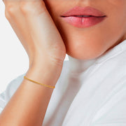Goldenes Panzerarmband