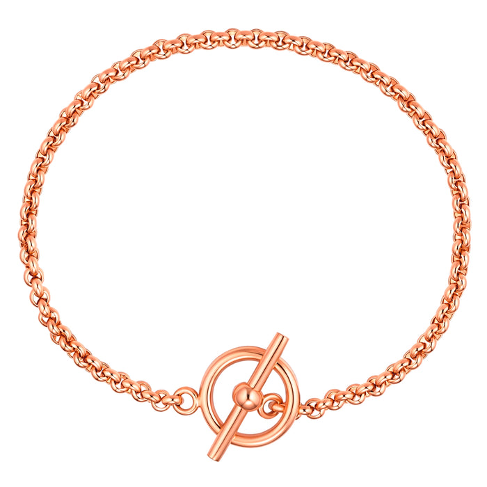 T-Bar Gliederarmband roségold
