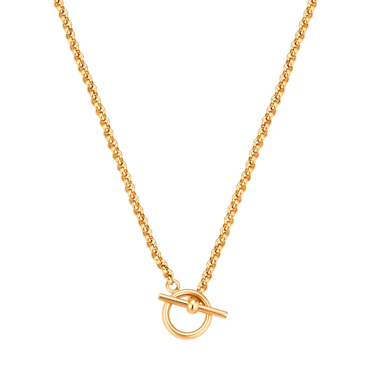 T-Bar Gliederkette gold