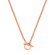 T-Bar Gliederkette in roségold