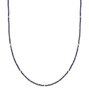Edelstein-Halskette Saphir blau