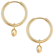 Birthstone Creolen März