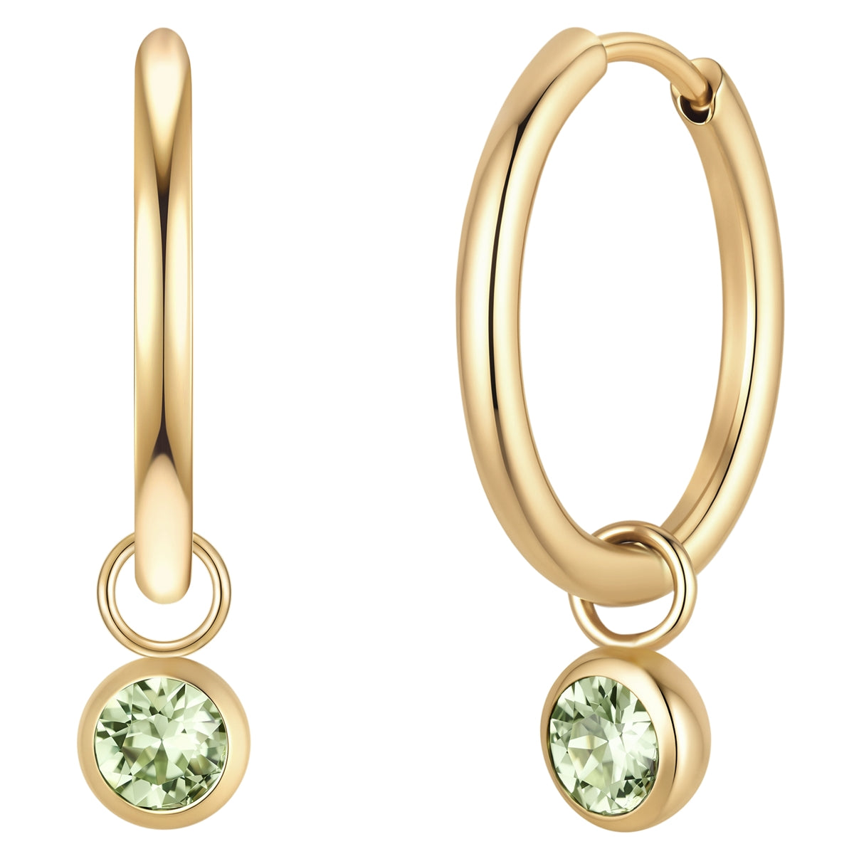 Birthstone Creolen August