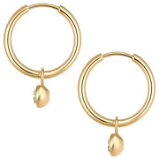 Birthstone Creolen August