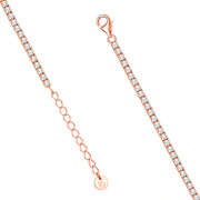 Tennis-Armband roségold 2,5 mm