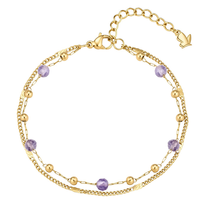 Armband Amethyst Edelstein