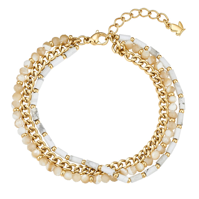 Armband Türkis mit Perlmutt
