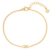 2er Set Armbännder Edelstahl gelbgold - Freundschaft