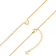 Set (Kette + Ohrstecker) Edelstahl gelbgold - Mama