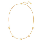 Set (Kette + Ohrstecker) Edelstahl gelbgold - Mama