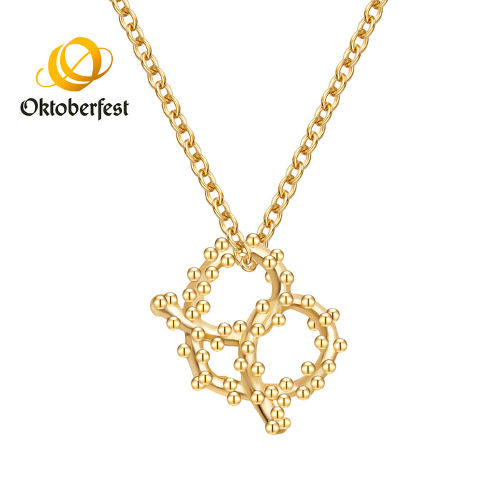 Oktoberfest-Halskette gold