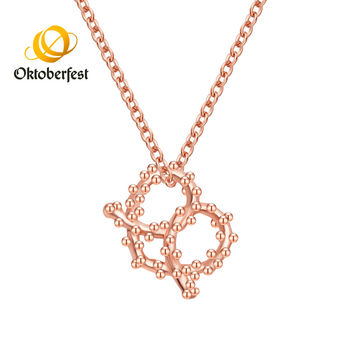 Oktoberfest-Halskette roségold