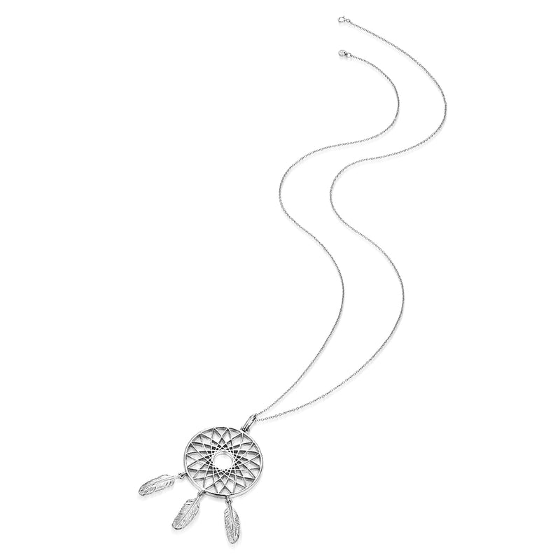 Kette mit Traumfänger Feder