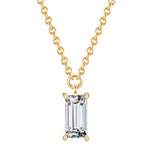 Hals Kette mit Zirkonia gold