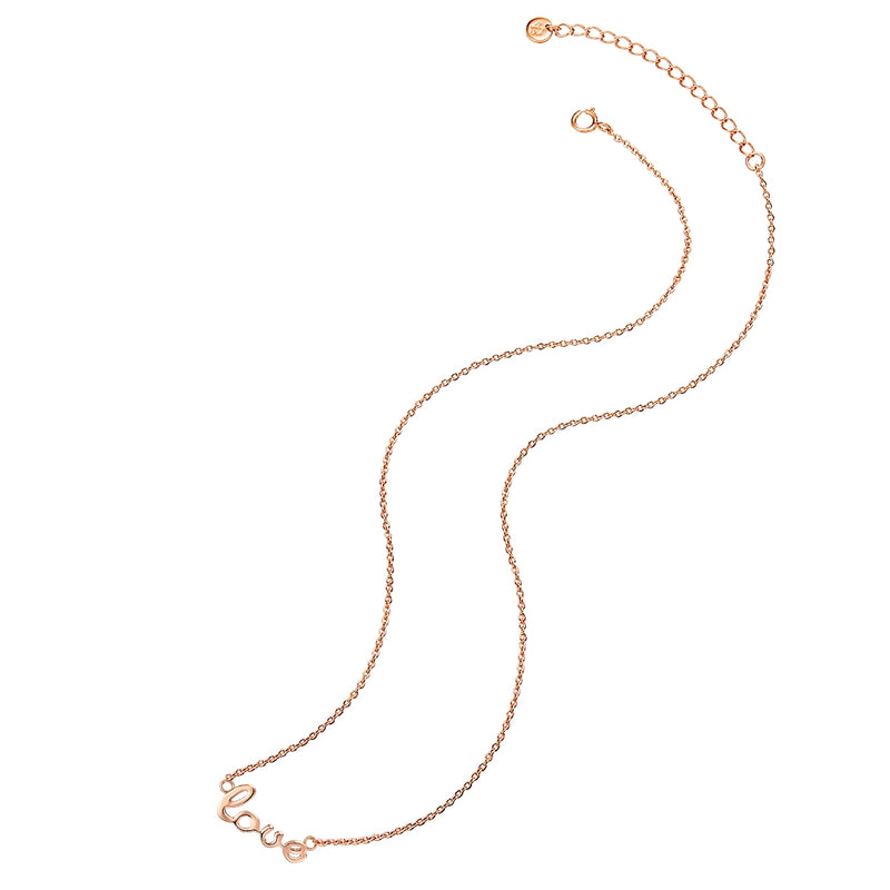 Kette love roségold