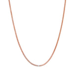 Schlangenkette in roségold