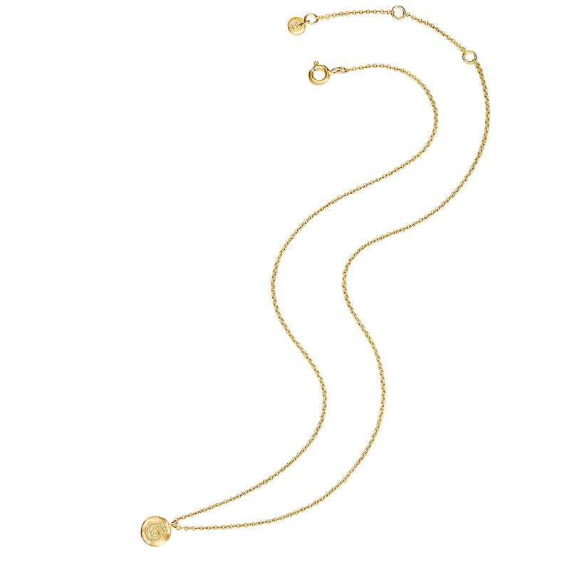 Kette MUSCHEL gelbgold