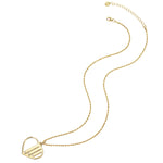 Kette GEBURTSTEIN mit Zirkonia gelbgold