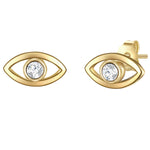 Ohrstecker gold Evil Eye