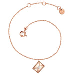 Armband UMSCHLAG mit Zirkonia roségold