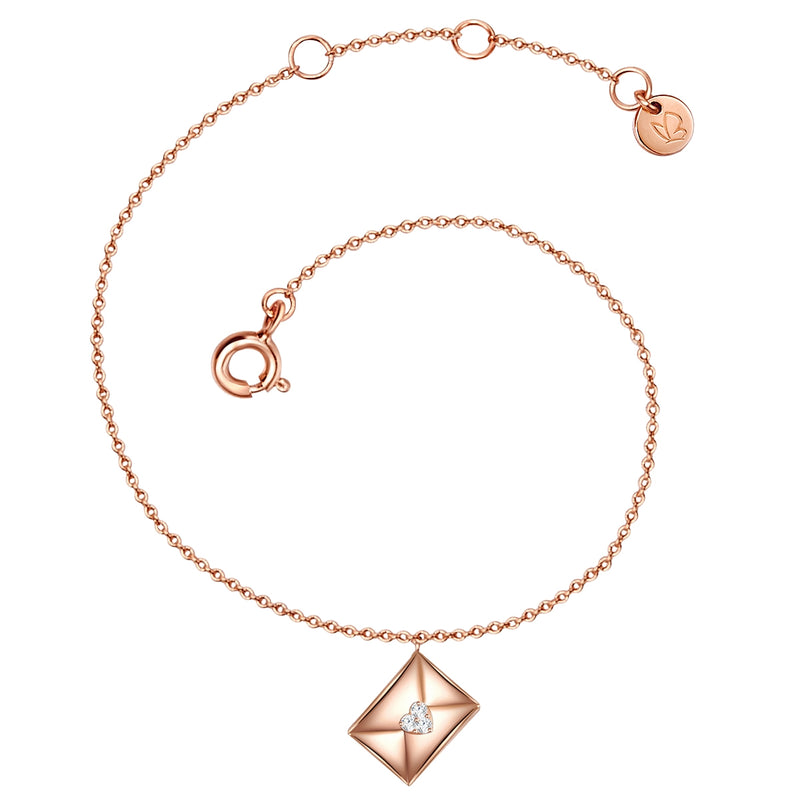 Liebes Armband roségold