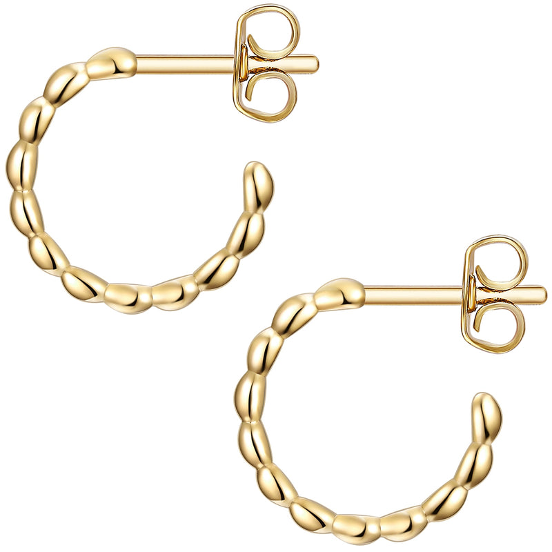 Halbcreolen gold