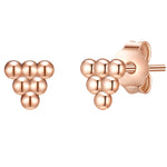 Ohrstecker roségold Dreieck