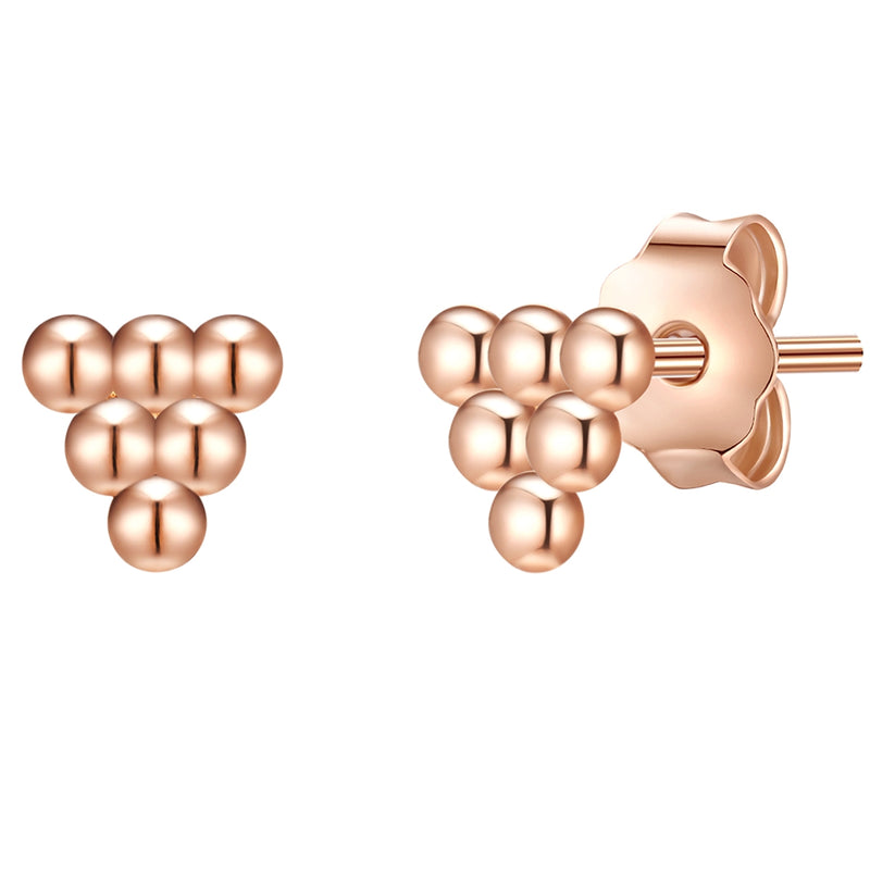 Ohrstecker roségold Dreieck