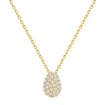 Halskette gold mit Zirkonia