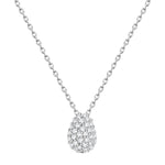 Halskette silber mit Zirkonia