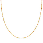Ankerkette mit Kugeln gold