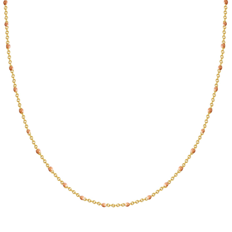 Ankerkette mit Kugeln gold