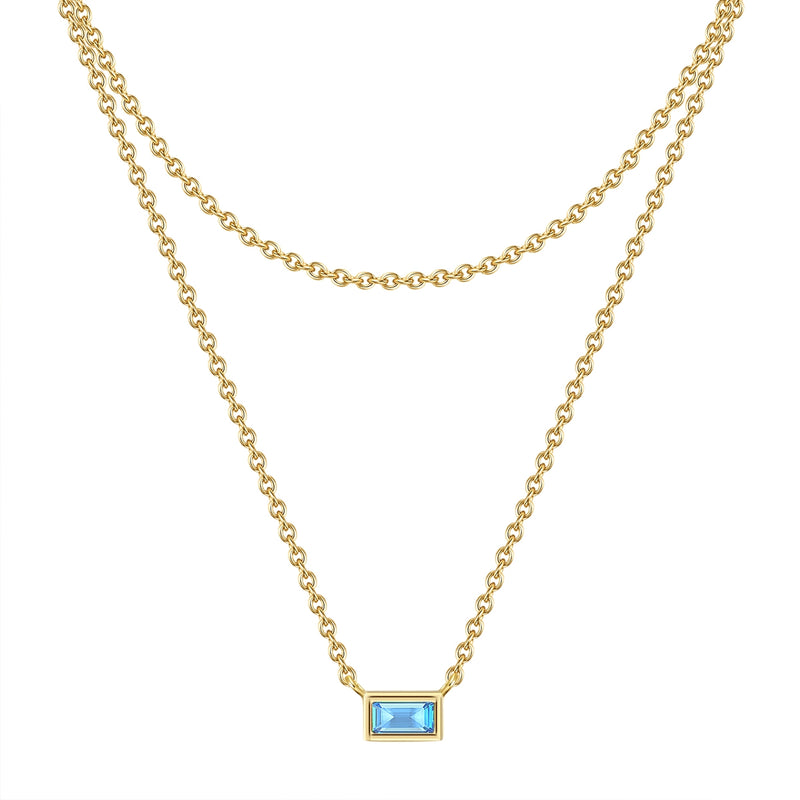 Kette gold mit Zirkonia