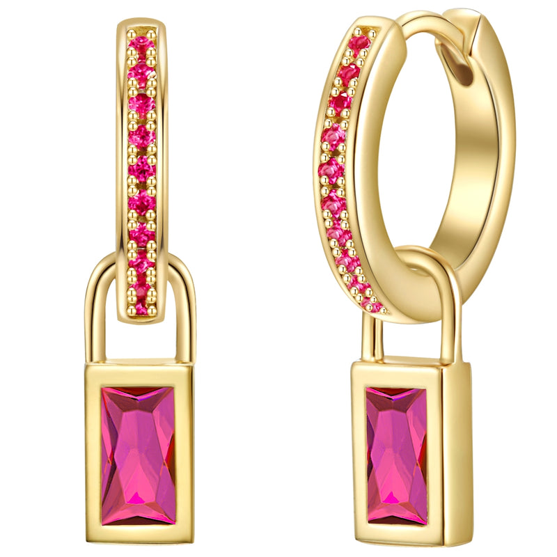 Creolen gelbgold Korund