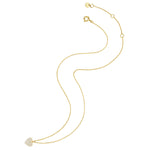 Herz Kette gold mit Zirkonia