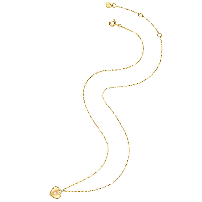 Herz Kette gold Medaillon