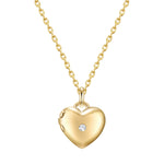 Herz Kette gold Medaillon