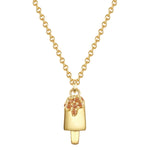 Kette Mädchen gold Eis Zirkonia