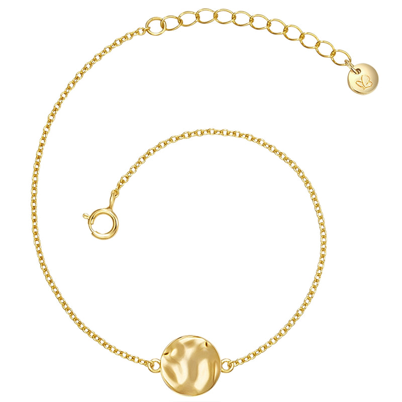Armband Plättchen gold