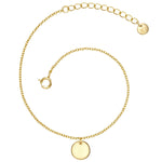 Armband gold Plättchen