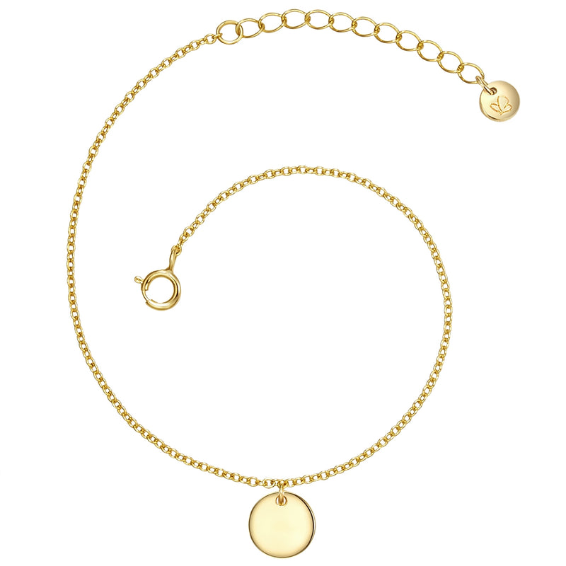 Armband gold Plättchen