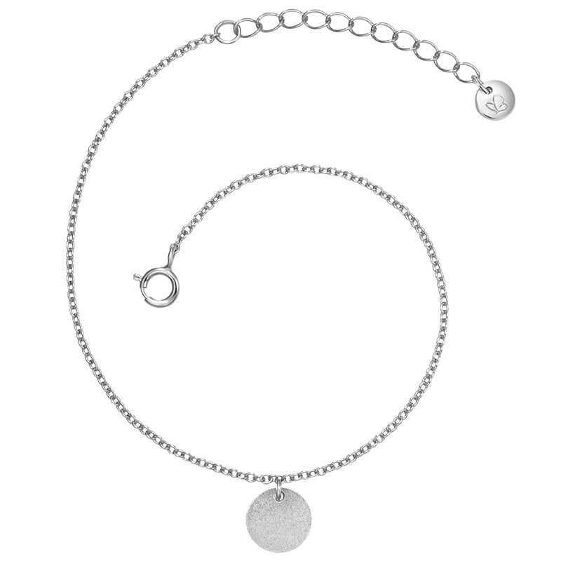 Silberarmband Kreis